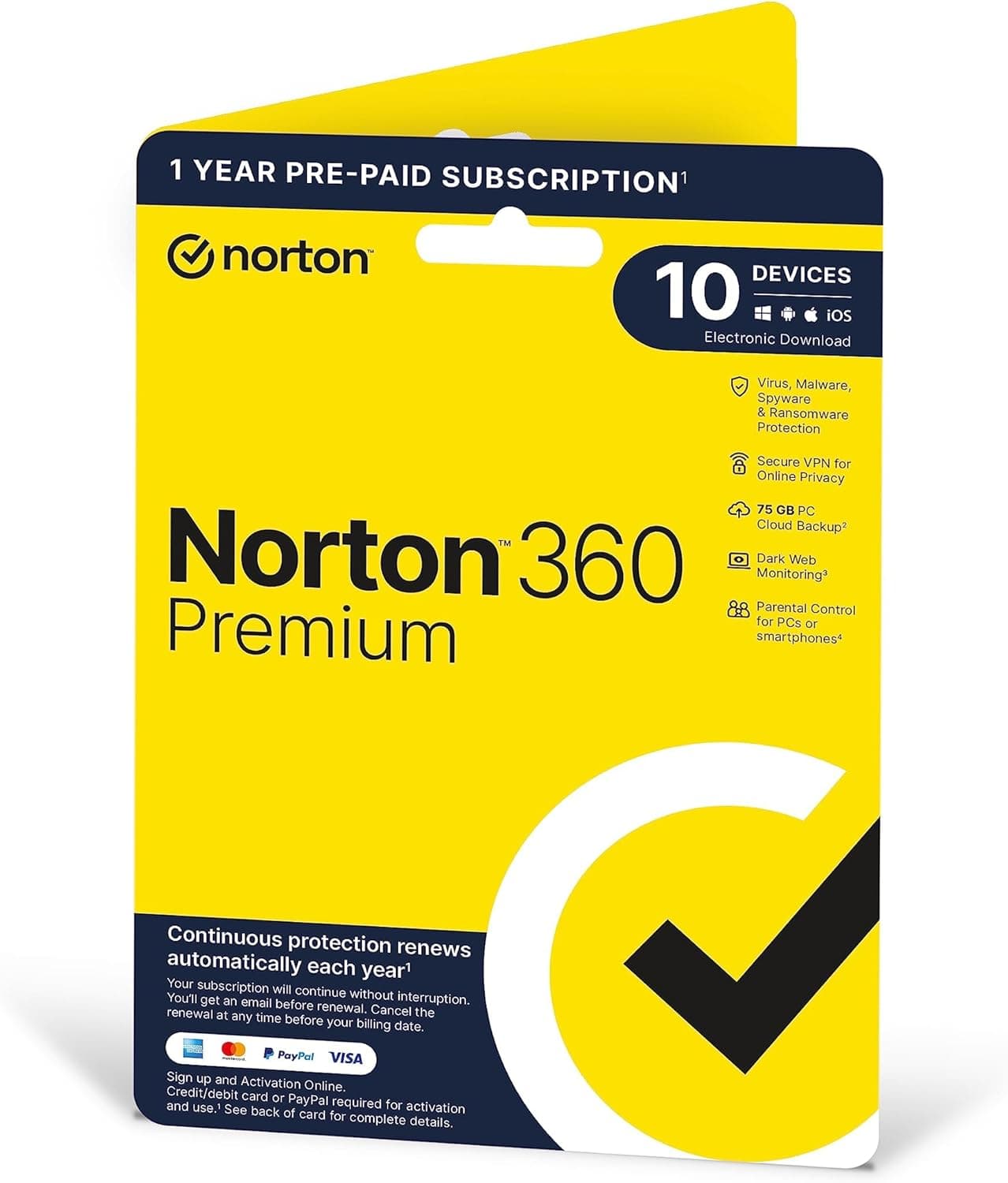 Norton SUB 360 Premium 10 Devices 1 Year