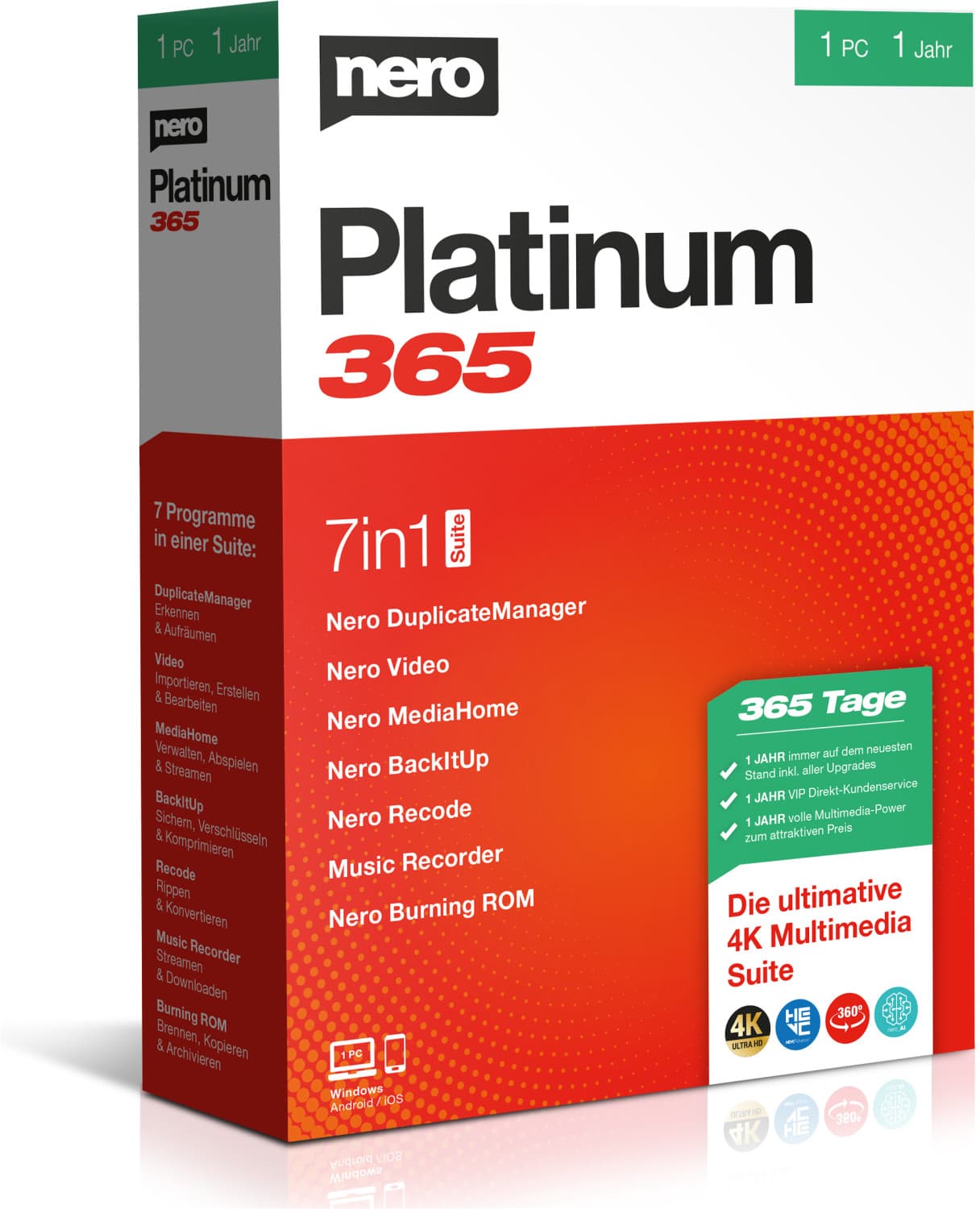 Nero Platinum 365 1 PC - 1 Year
