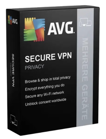AVG Secure VPN 10 Geräte 3 Jahre