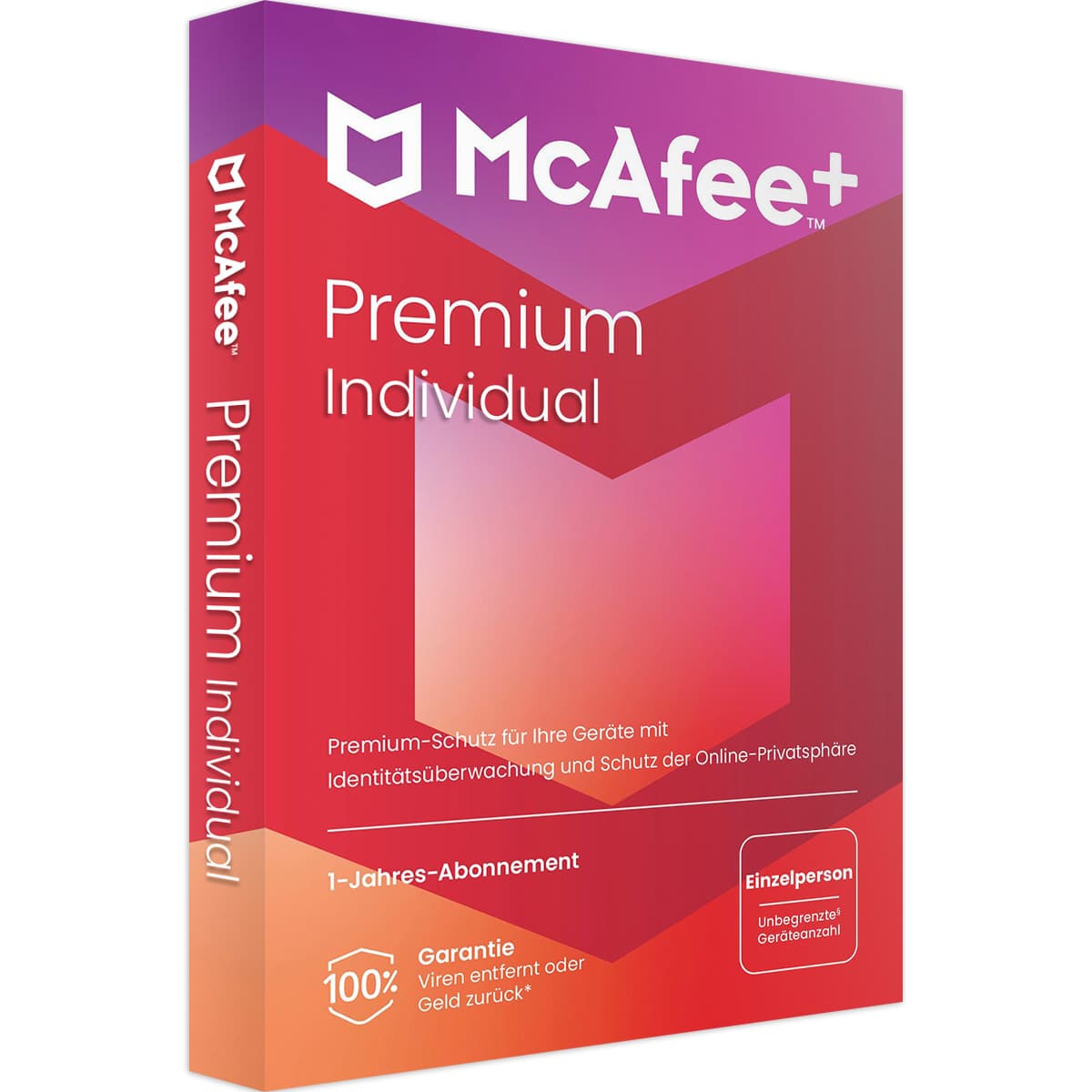 McAfee+ Premium - Indiviual 1 Jahr Unbegrenzte Geräte